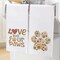 Herrschners Love has Four Paws Towel Pair Stamped Cross-Stitch